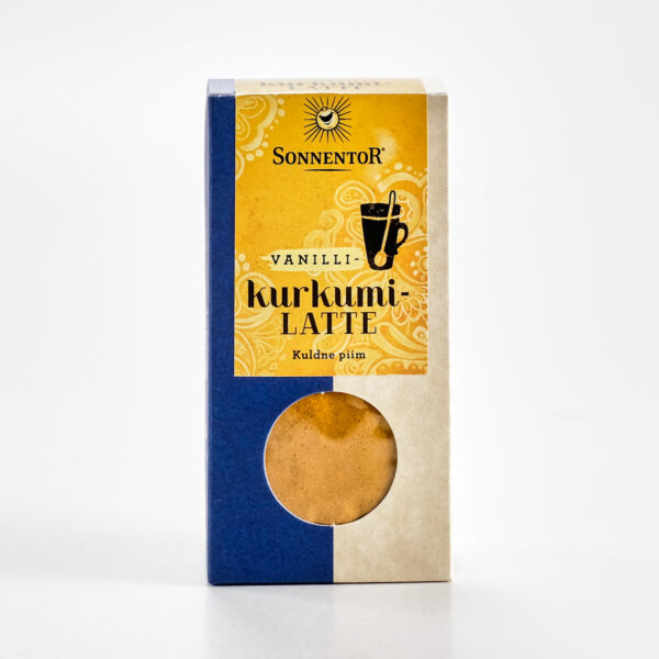Kurkumi-latte vaniljega 230g Sonnentor